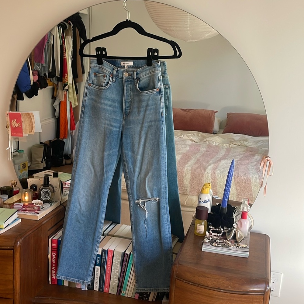 Re/Done 70’s stove pipe jeans